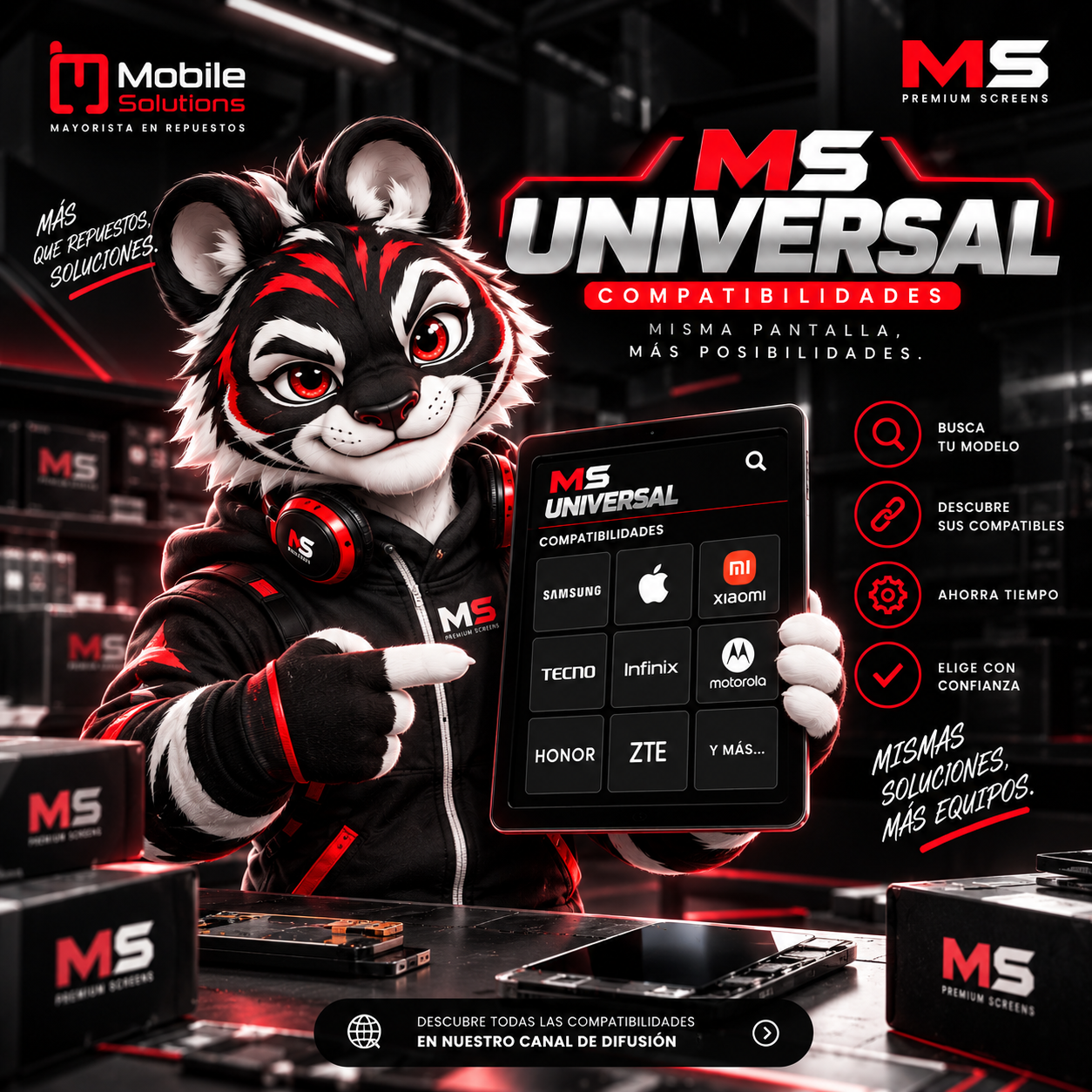 Byte presenta MS Universal: compatibilidades de pantallas para más equipos